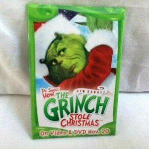 Vintage Pin HOW the Grinch Stole Christmas Movie Promo Blockbuster Video 2001